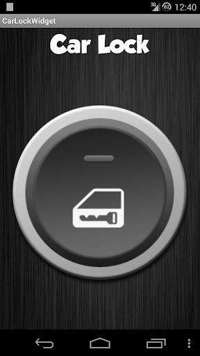 Car Lock Widget