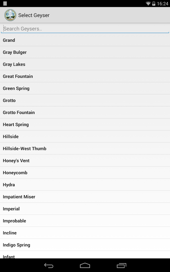 Geyser Times Android Apps on Google Play
