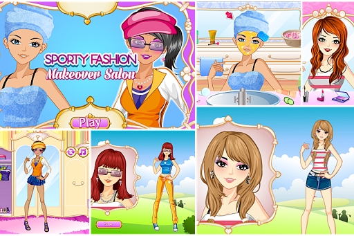 Sporty Fashion Makeover Salon