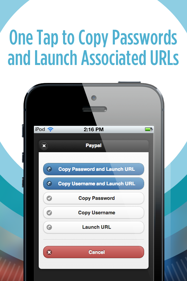 Easy Password Storage Screen 3
