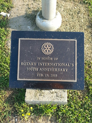 Rotary International 100th Anniversary Marker