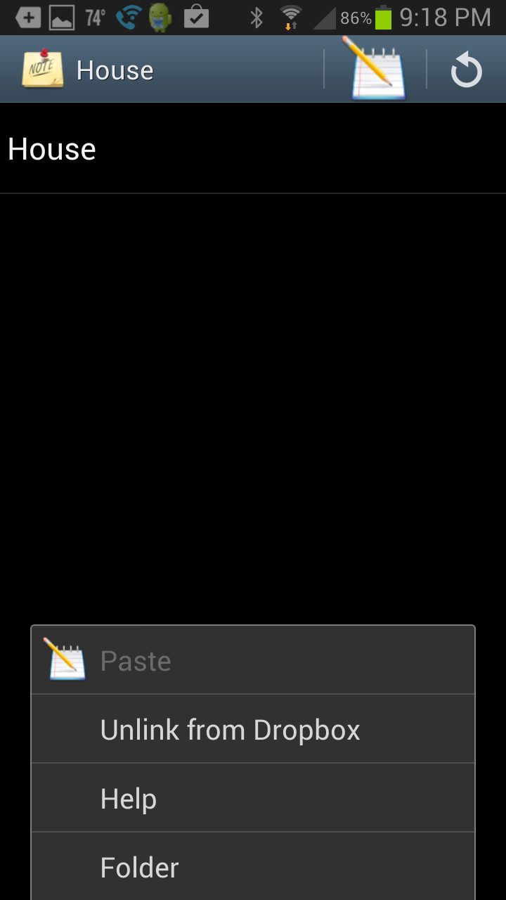 Syncd-NotePad Screen 3