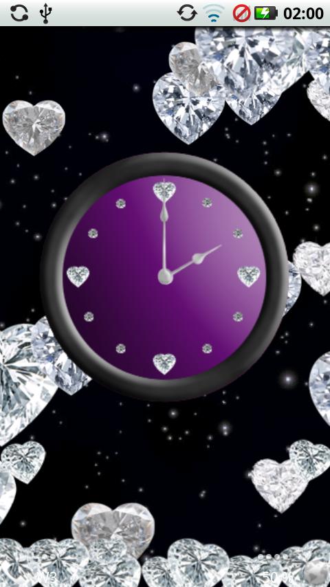 Android application Diamond Hearts Gem Theme screenshort