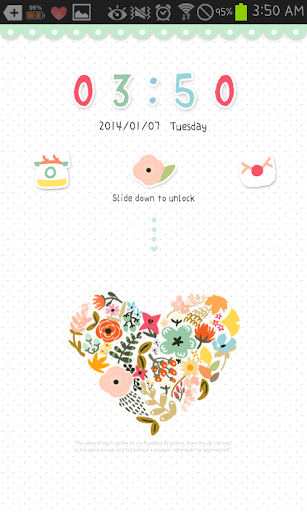 Love Flower go locker theme