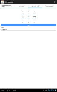  memungkinkan perhitungan dasar dengan tanggal dan berfungsi sebagai suplemen diberikan ke Download Aplikasi Калькулятор дат apk gratis untuk Android