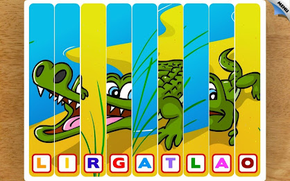 Kids Animal Word Puzzles poster 16