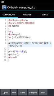 C4droid (C/C++ compiler & IDE) - screenshot thumbnail