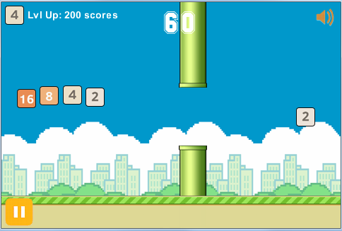 Flappy48 - Hard Version