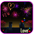 Love Fireworks Live Wallpaper Apk