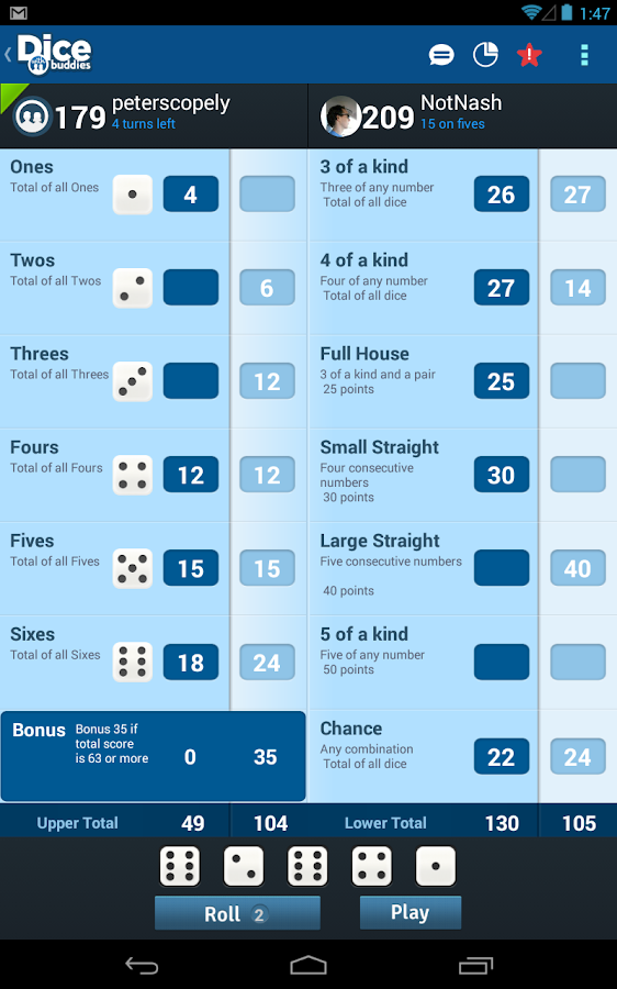 Dice With Buddies™ Free Androidapps op Google Play