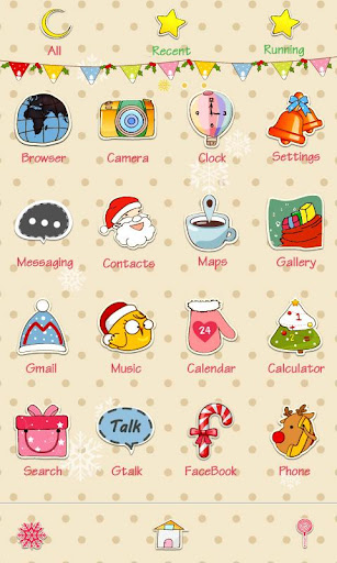 X-Xmas Socks GOLauncherEXTheme