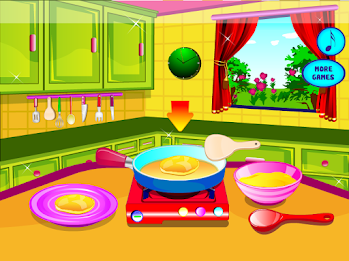 Pumpkin Pancakes Cooking Games poster 6