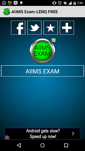 AIIMS Exam-LENQ FREE