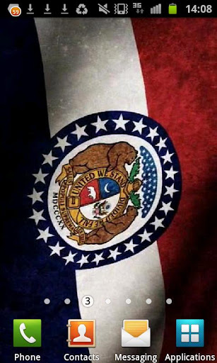 Missouri Flag Live Wallpaper