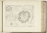 Plattegrond van Carmagnola, 1726