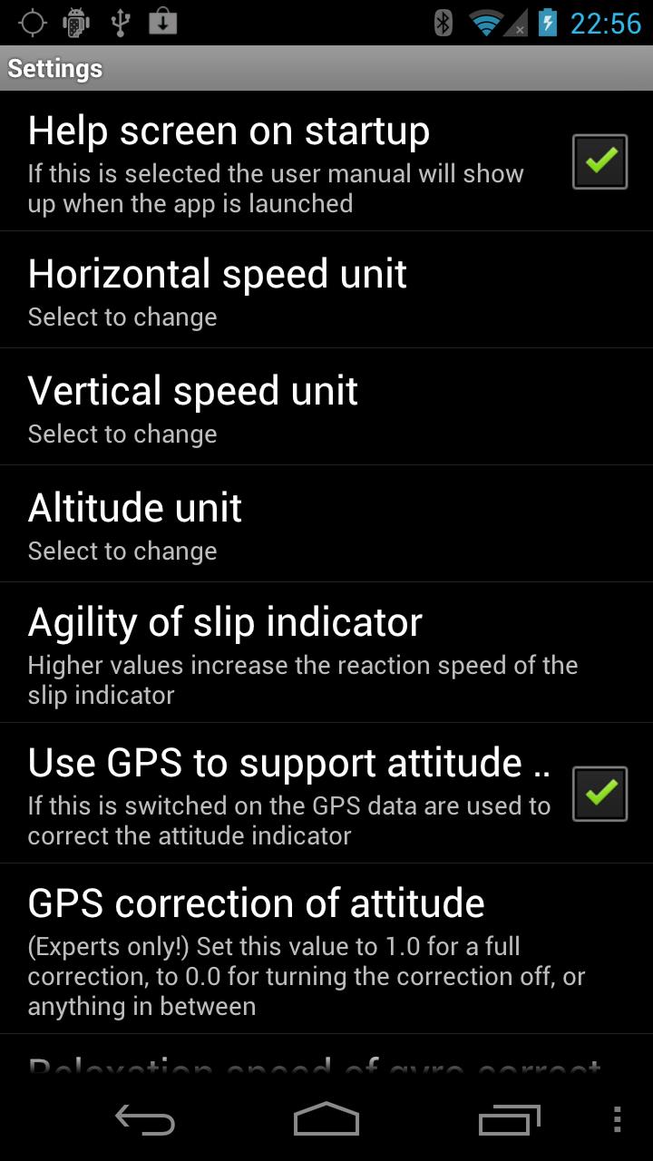 ixGyro Glass Cockpit Pro Screen 2