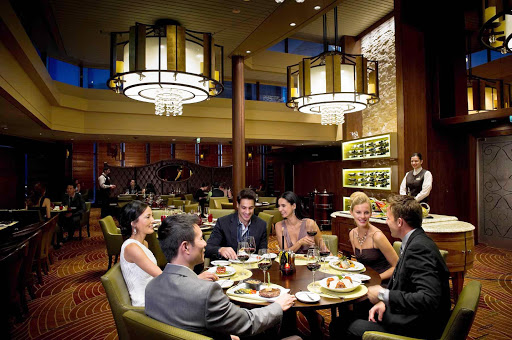Share experiences and fine dining in the Tuscan Grille on Celebrity Constellation.