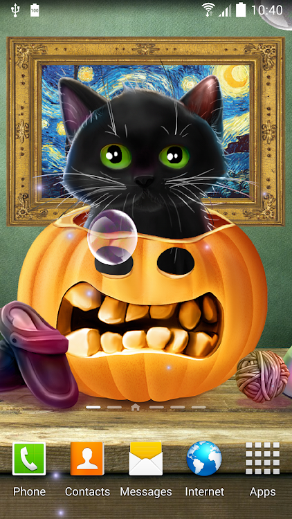 Cute Halloween Live Wallpaper Android Aplikasi Appagg