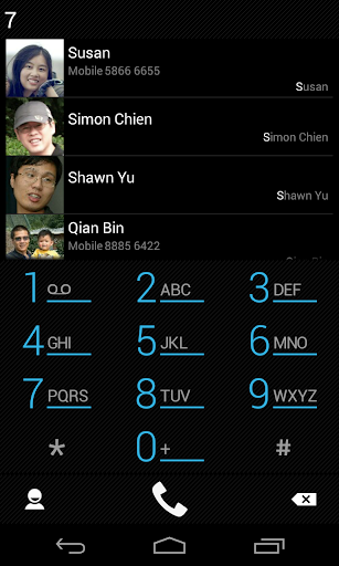 exDialer Black ICS Theme