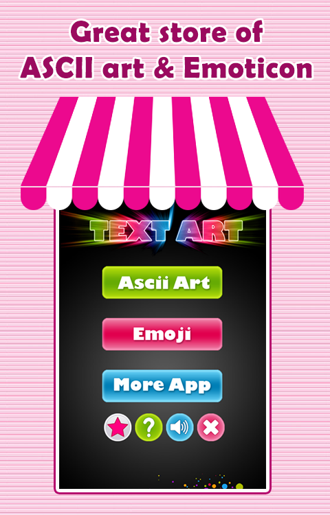 One Line Ascii Art Emoji : Ascii art emoticons android apps on google play