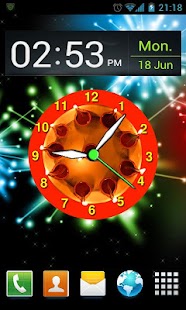 Diwali Clock Live Wallpaper