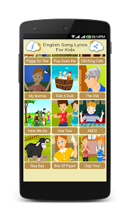 English Songs Lyrics For Kids Screenshots 2