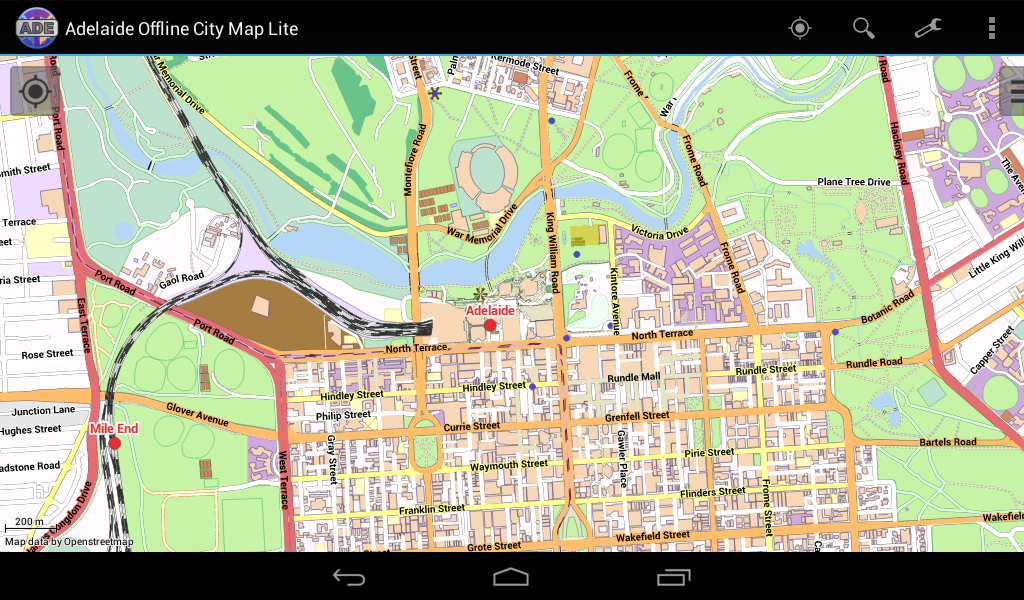 Adelaide Offline City Map Android Apps on Google Play