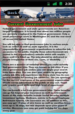 Current Government Jobs