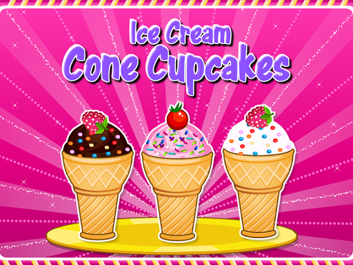 Cooking Ice Cream Cone Cupcake