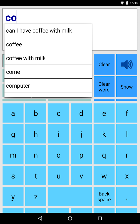 Speech Assistant AAC Android Apps on Google Play
