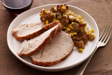 Southwestern Turkey Breast & Green Chile Stuffing