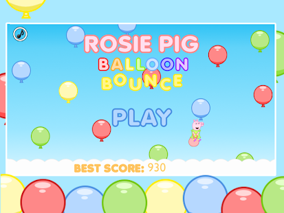 Rosie The Pig - Balloon Bounce