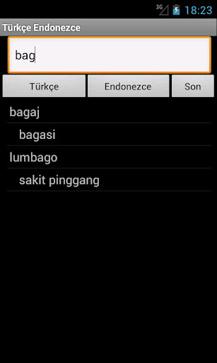 Turkish Indonesian Dictionary