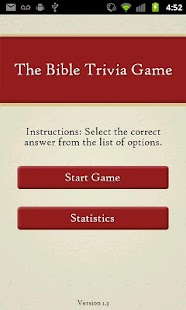 The Bible Trivia Game