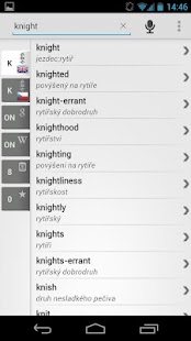 Free Dict Czech English - náhled