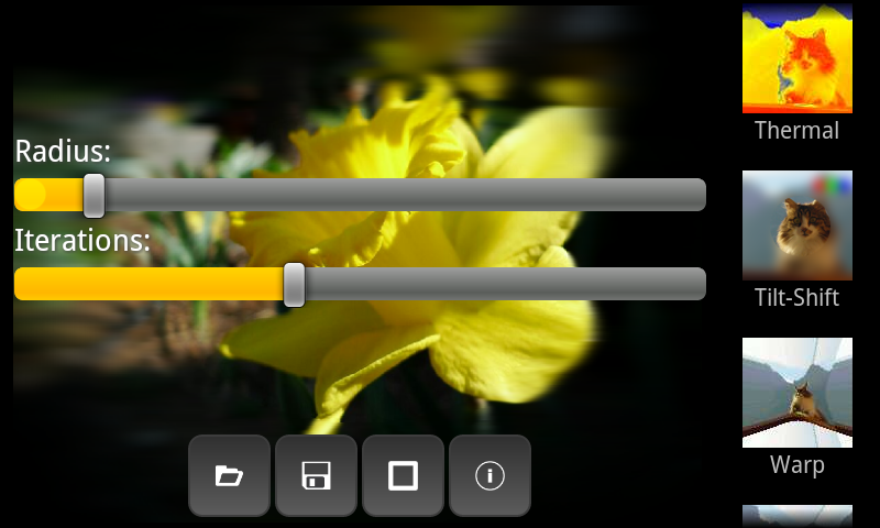 PhotoFX Effects Screen 2