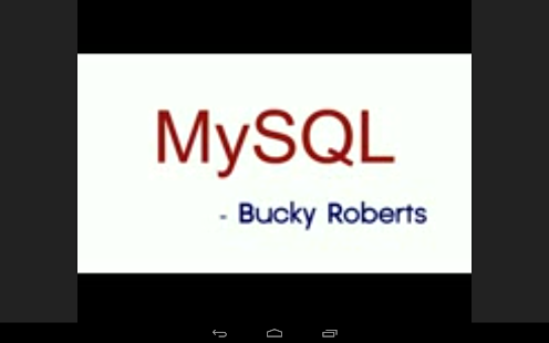 Learn MySQL Database Tutorials - screenshot thumbnail