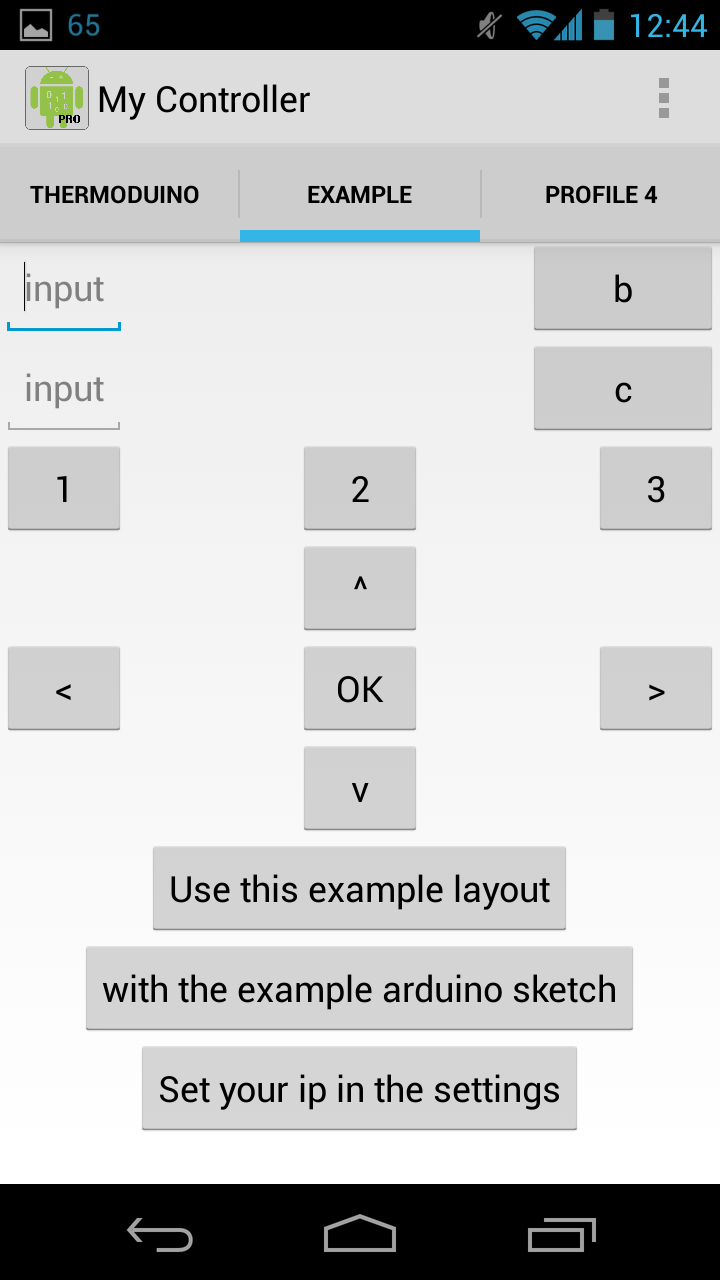 Arduino Controller Pro Screen 2