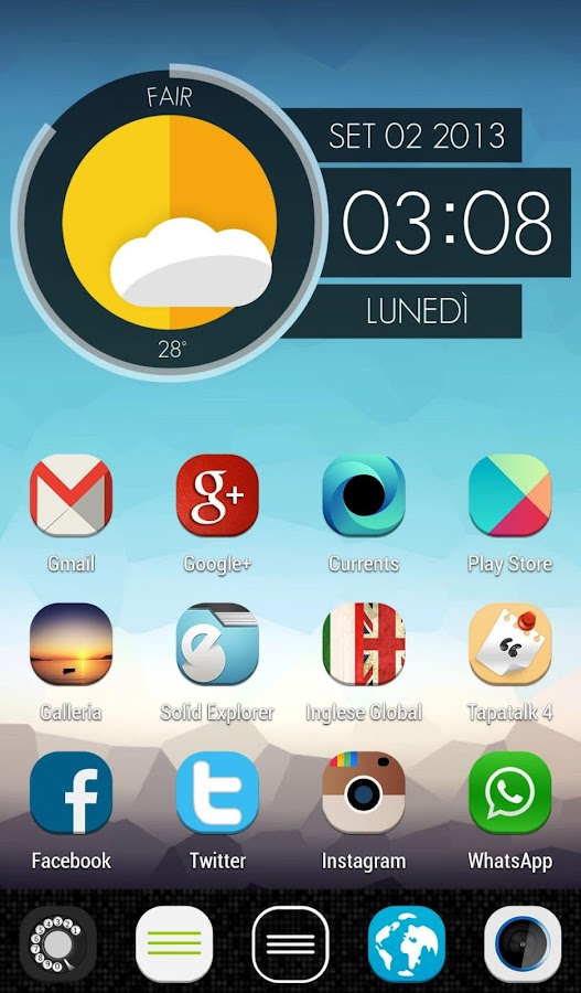 STOCK UI TEMA ICON APEX NOVA - Screenshot