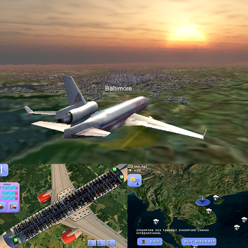 Flight World Simulator LOGO-APP點子
