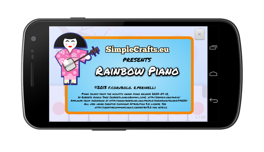 Rainbow Piano Screen 2