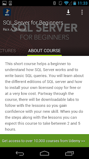 【免費教育App】Beginners SQL Tutorials-APP點子