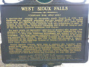 West Sioux Falls Historical Marker