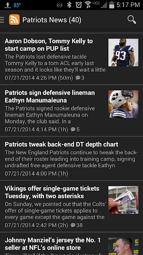 News - New England Football