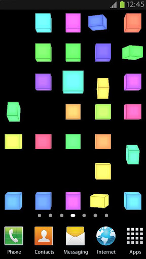 【免費個人化App】Gummy Cubes Live Wallpaper-APP點子