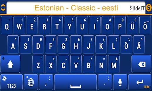 download SlideIT Estonian Classic Pack free