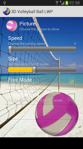 3D Ball Volleyball LWP