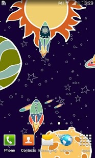 Free Download Space Cartoon Free LWP APK