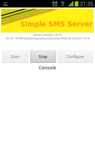 Simple SMS Server