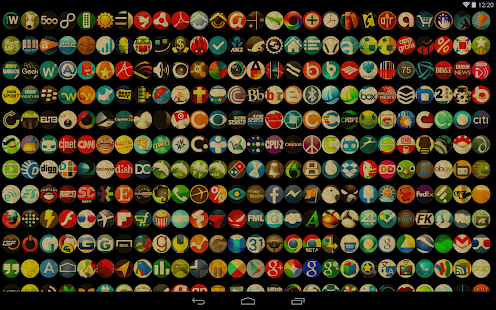 Icon Pack - Vintage - Pantalla de miniaturas